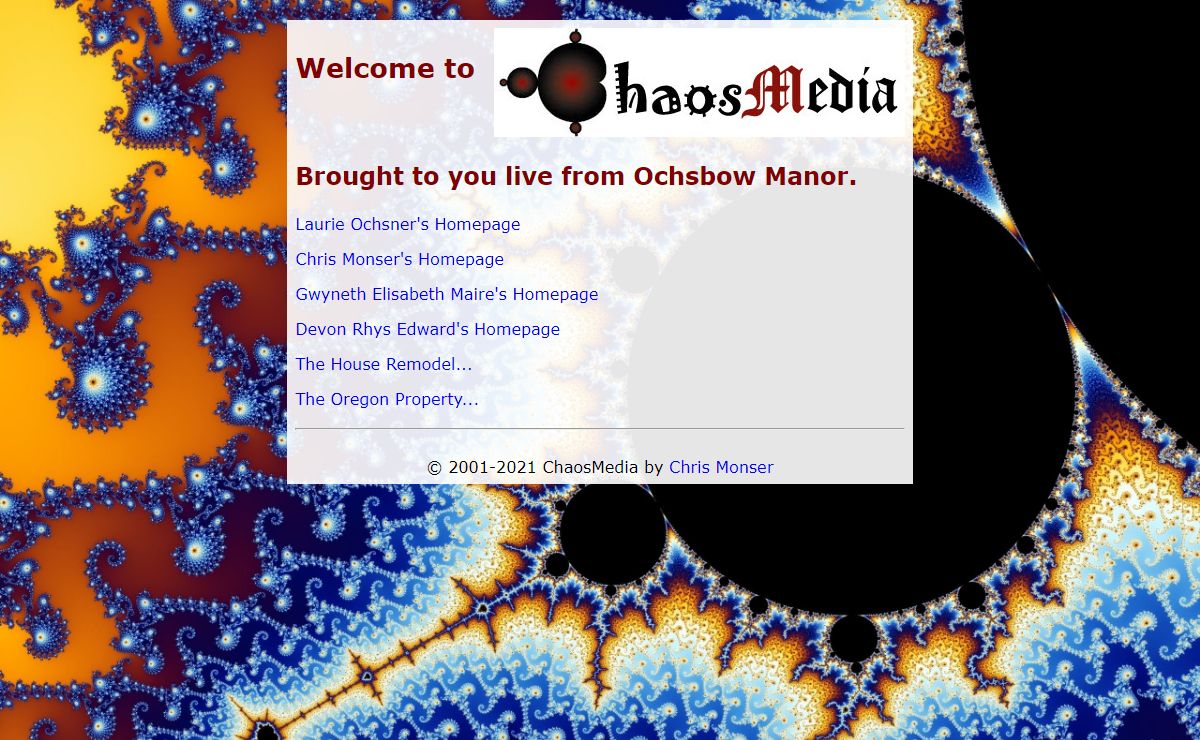 Welcome to Chaos Media