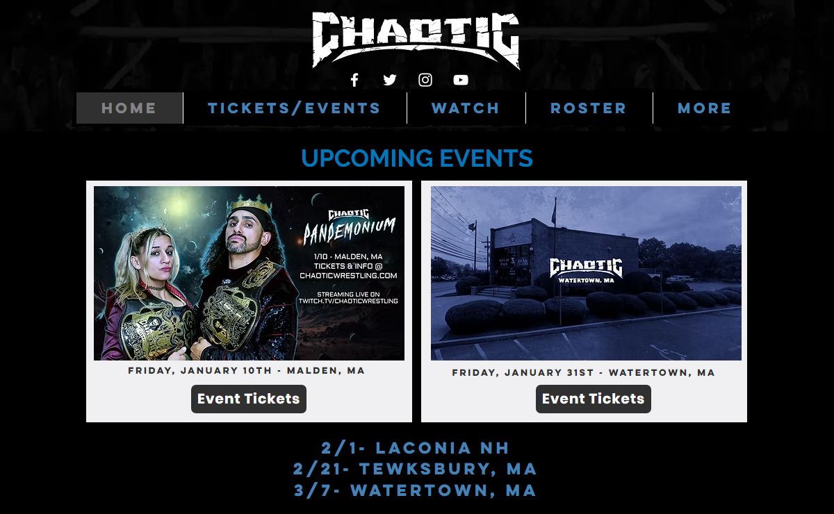 Independent Pro Wrestling | Chaotic Wrestling | United States