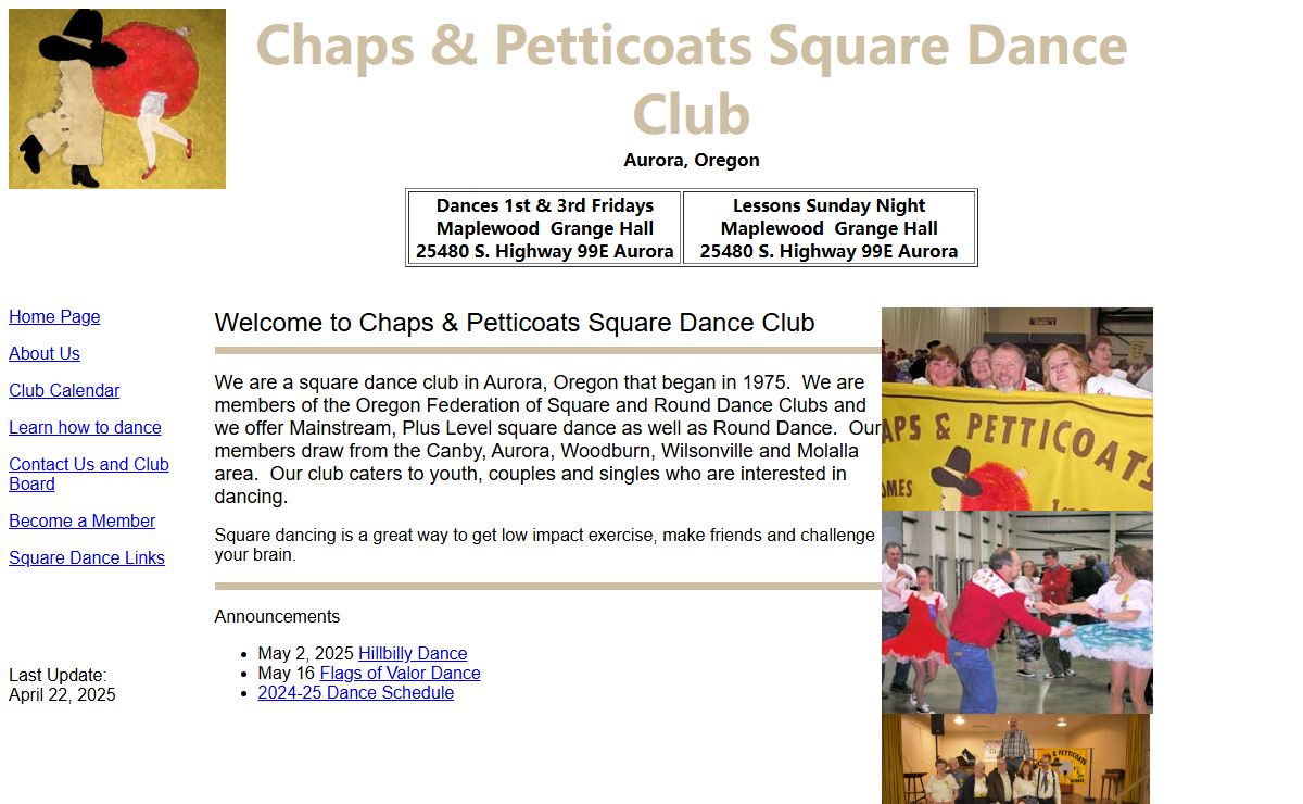 Chaps & Petticoats Square Dance