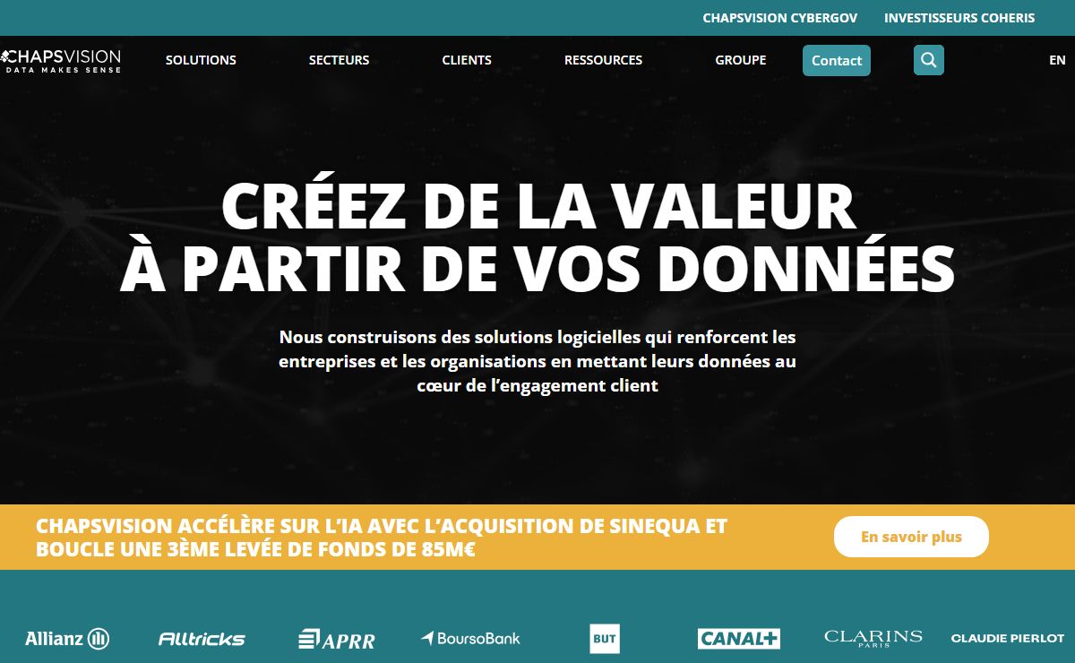 Groupe ChapsVision - Logiciels et Solutions d'entreprise