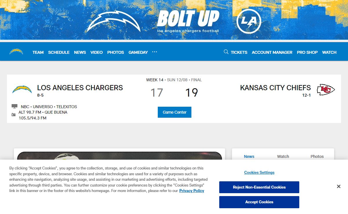 Chargers Home | Los Angeles Chargers - chargers.com