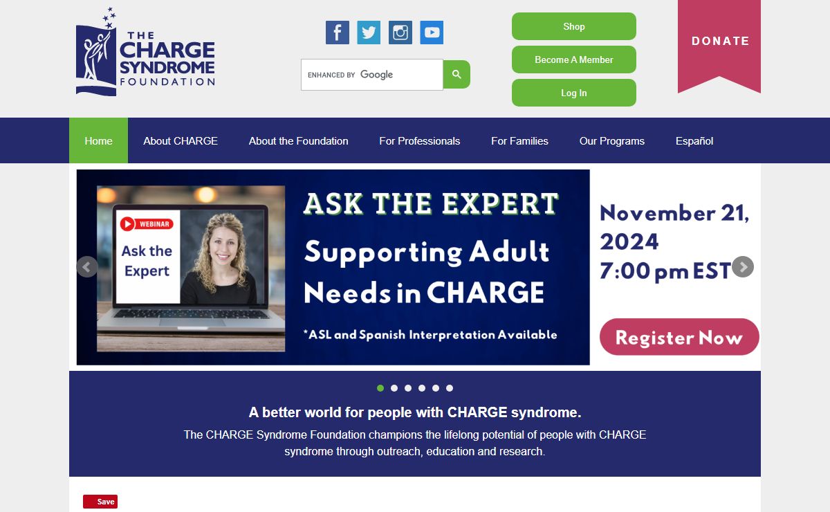 The CHARGE Syndrome Foundation