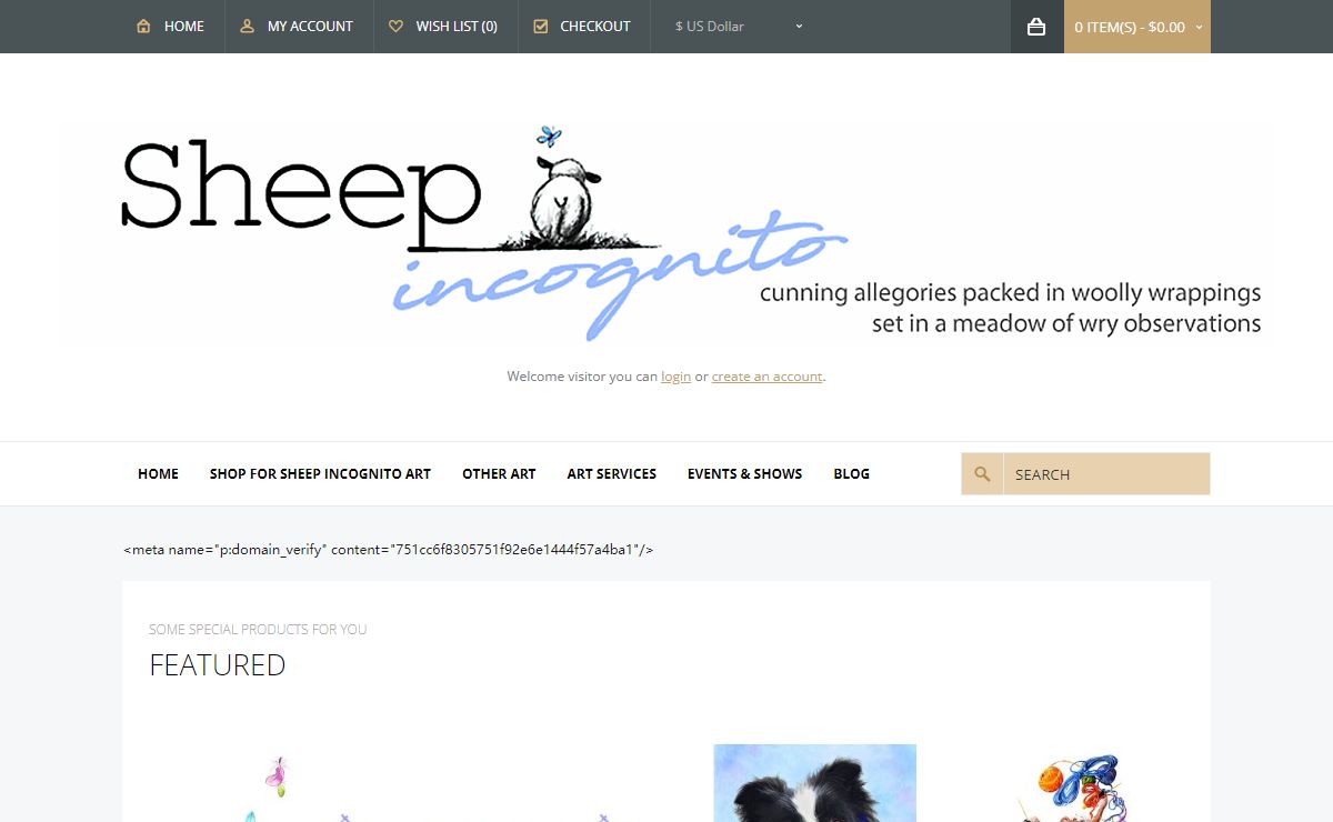 Sheep Incognito Shop