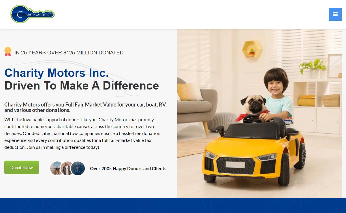 Homepage - Charity Motors