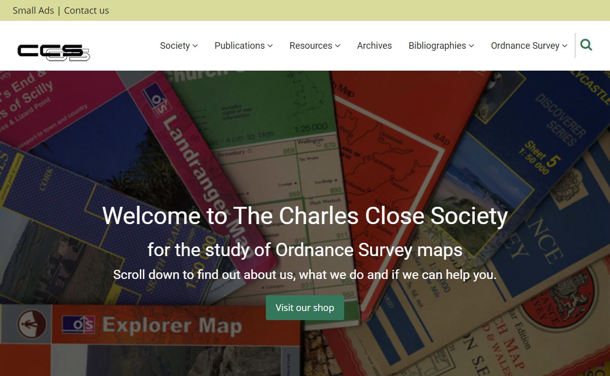 Welcome to the Charles Close Society for the Study of Ordnance Survey Maps | The Charles Close Society