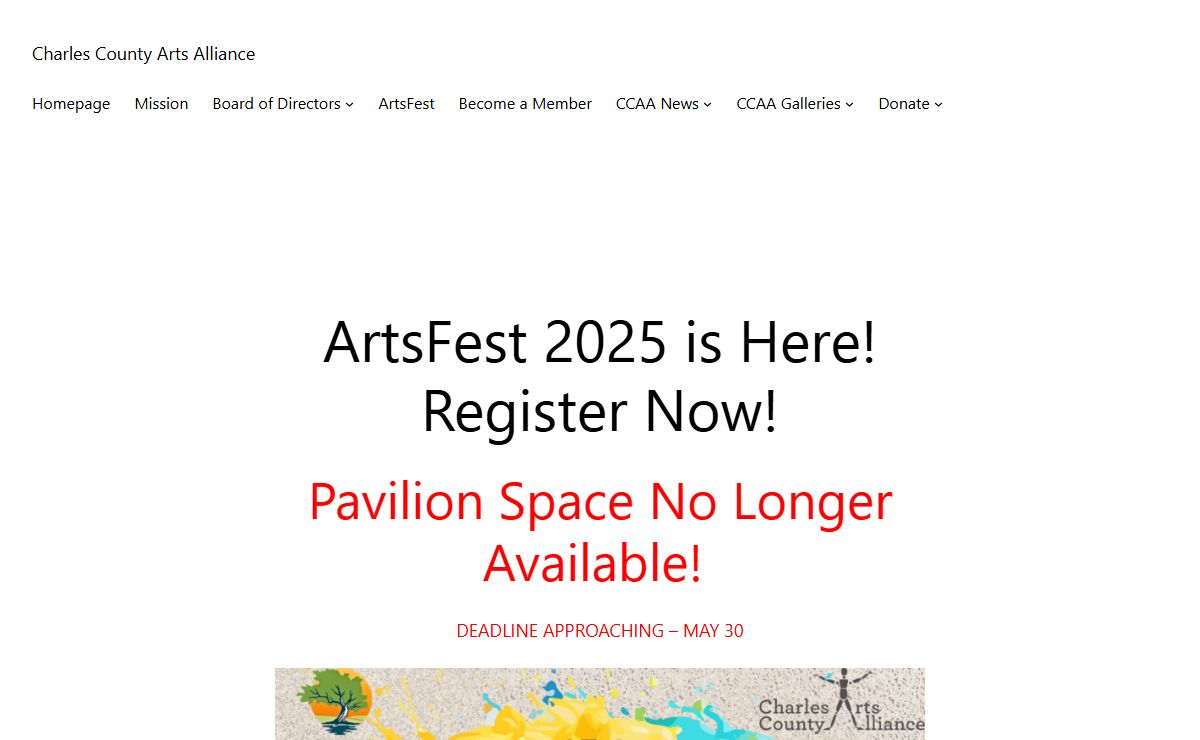 - Charles County Arts Alliance