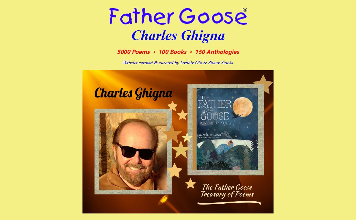 Father Goose: Children's author, poet, school assembly speaker, author visits, speakers, schools, assemblies