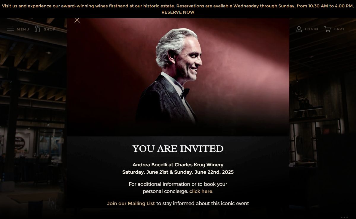 Charles Krug - An Iconic Napa Valley Winery | St. Helena CA