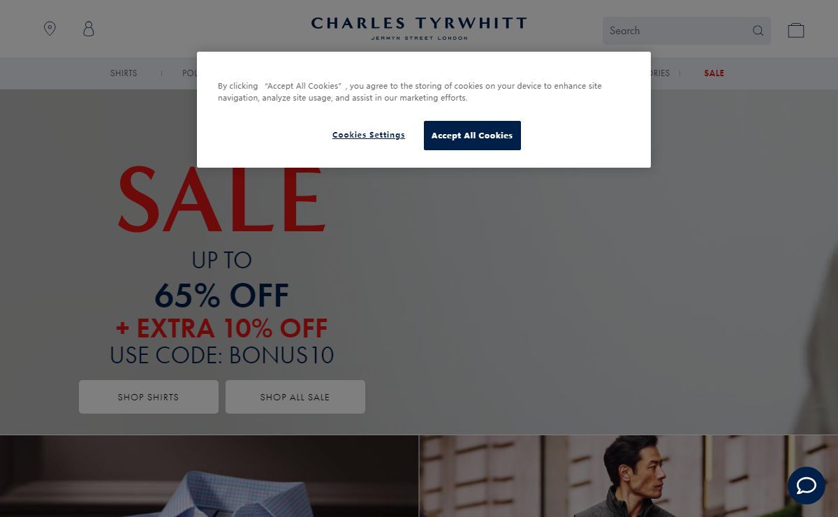 Men's Clothing & Formal Menswear | Charles Tyrwhitt