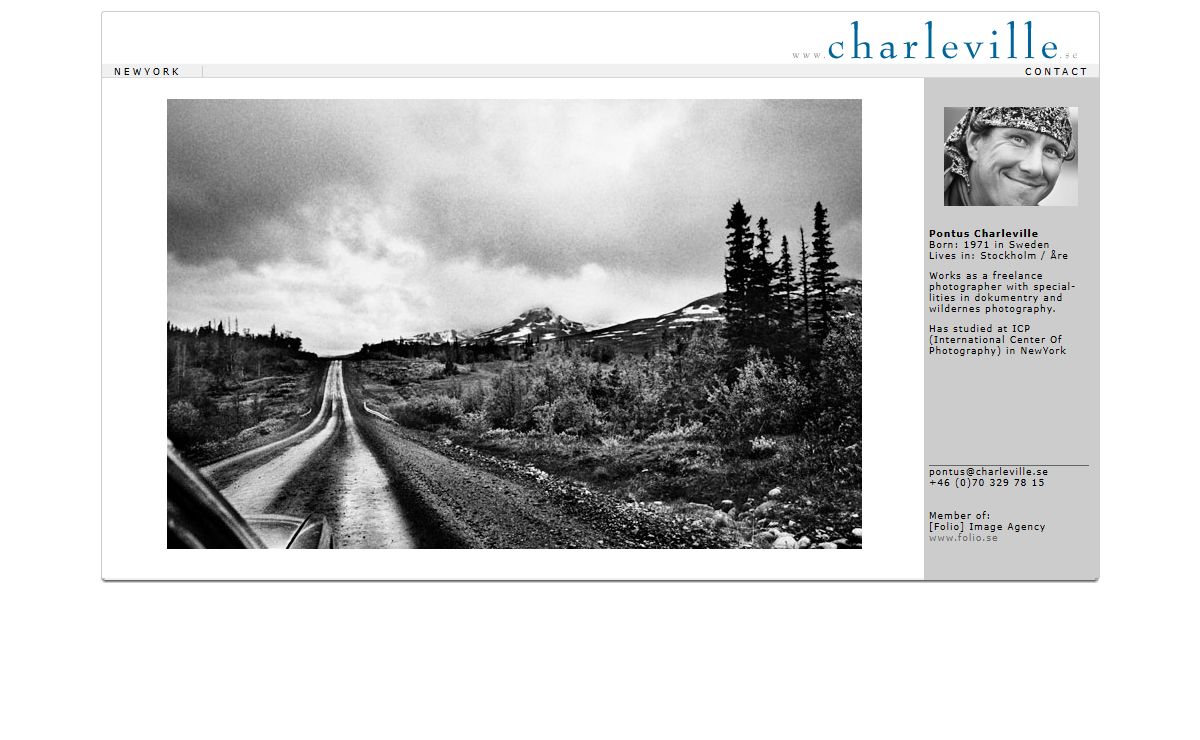 Photographer Pontus Charleville