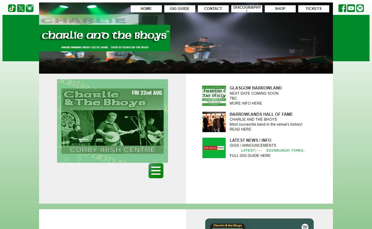 Charlie and the Bhoys :: Official