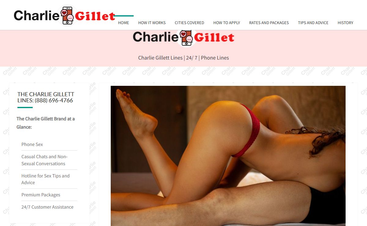 Charlie Gillett Adult Lines for Phone Sex and Erotic Chats
