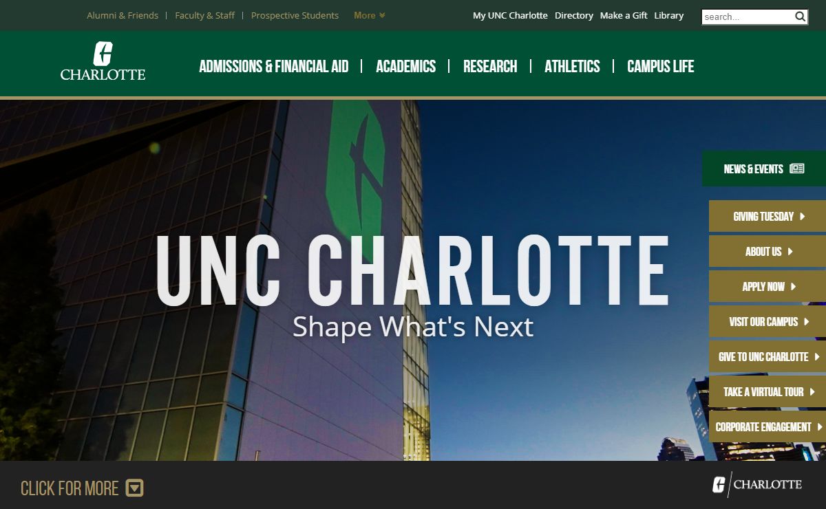 The University of North Carolina at Charlotte | UNC Charlotte