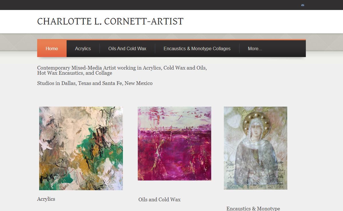 CHARLOTTE L. CORNETT-ARTIST - home