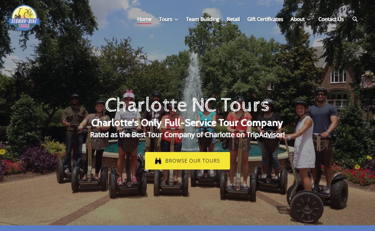 Charlotte NC Tours | Segway, Bike, Walking, & Ghost Tours