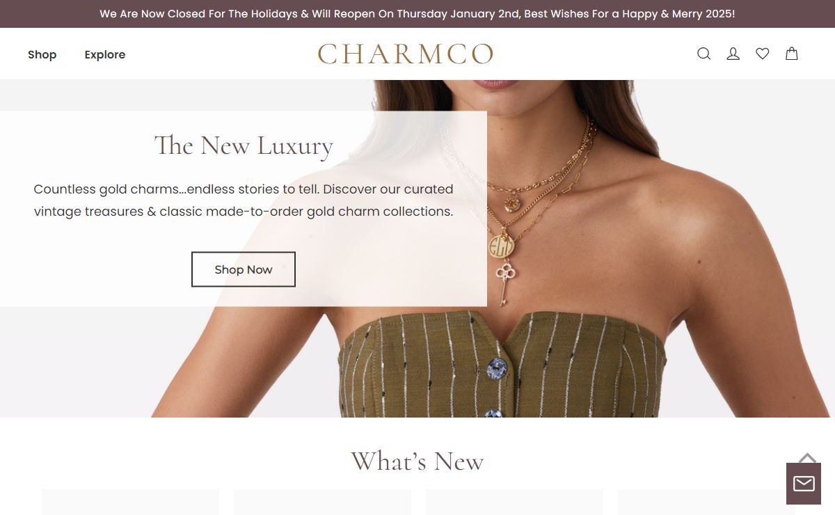 Charms | Gold Charms | 14k Gold Charm | Charmco