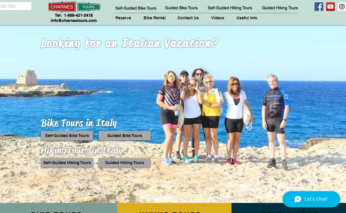 Self Guided Bike Tour Italy | Charnestours