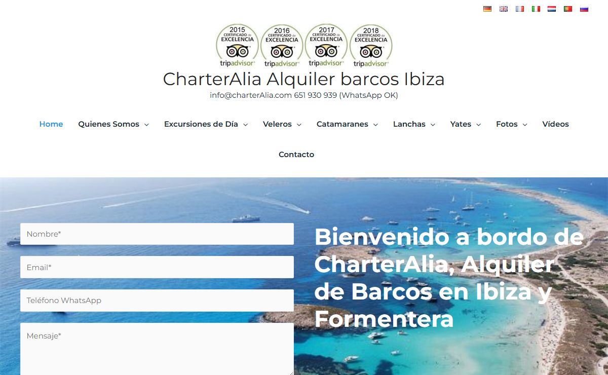 Alquiler Barcos Ibiza, Catamaran, Velero, Yate, Lanchas Formentera