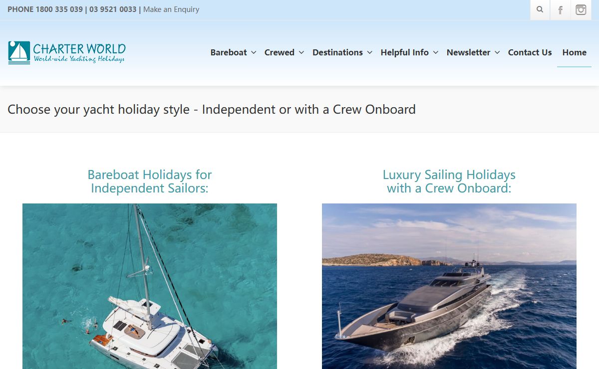 Yacht Charters Croatia, New Caledonia & More Charter World