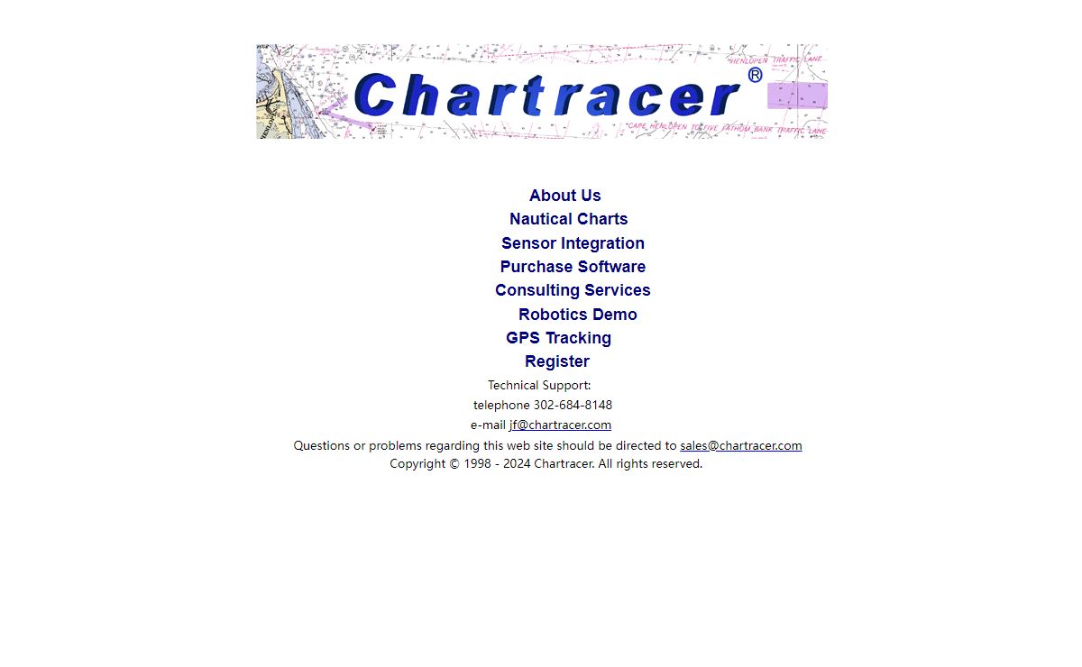 Chartracer GPS Computer Interface Navigation Charts and Maps