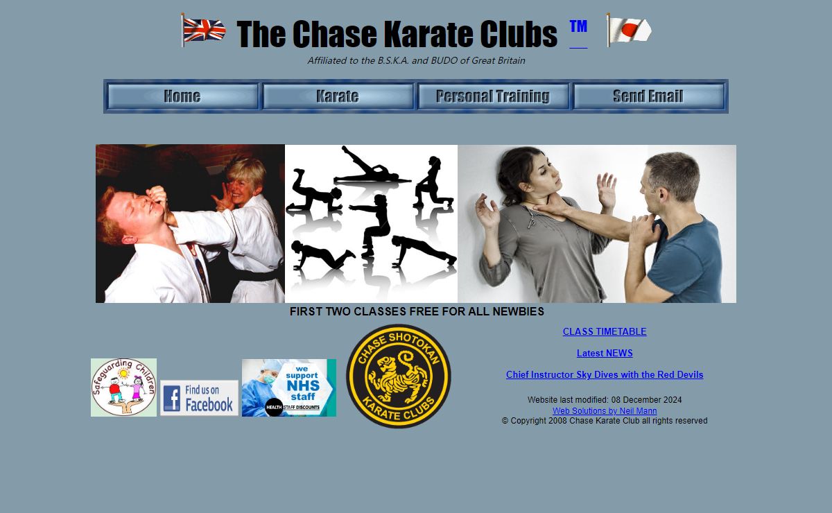 The Chase Shotokan Karate Clubs