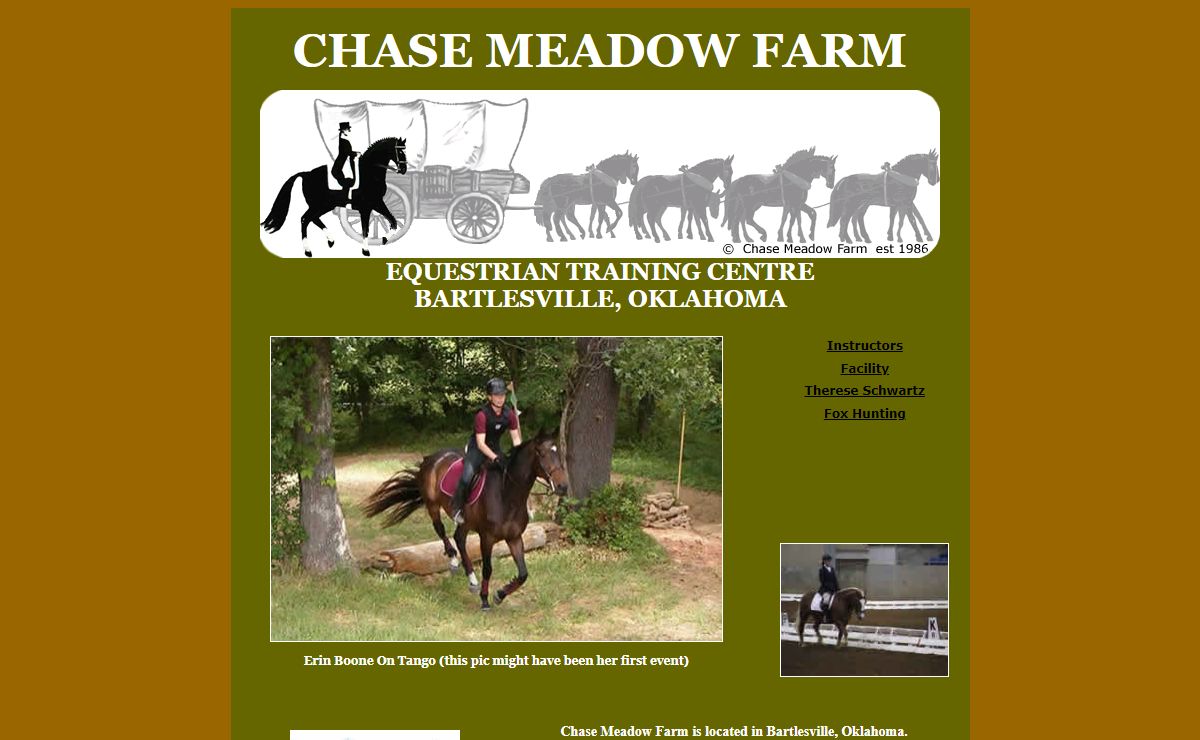 Chase Meadow Farm Equestrian Training Centre, Bartlesville, Oklahoma
