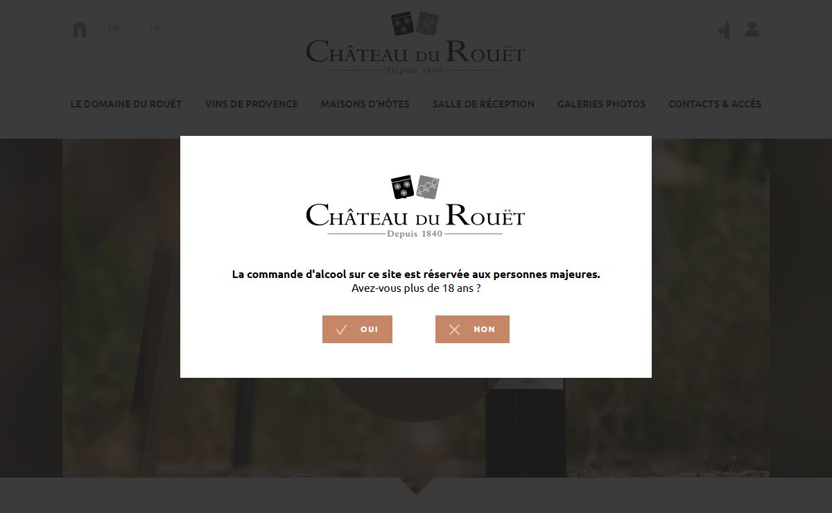 Château du Rouët – Vins de Provence, maisons d'hôtes et salle de réception au Muy, dans le Var