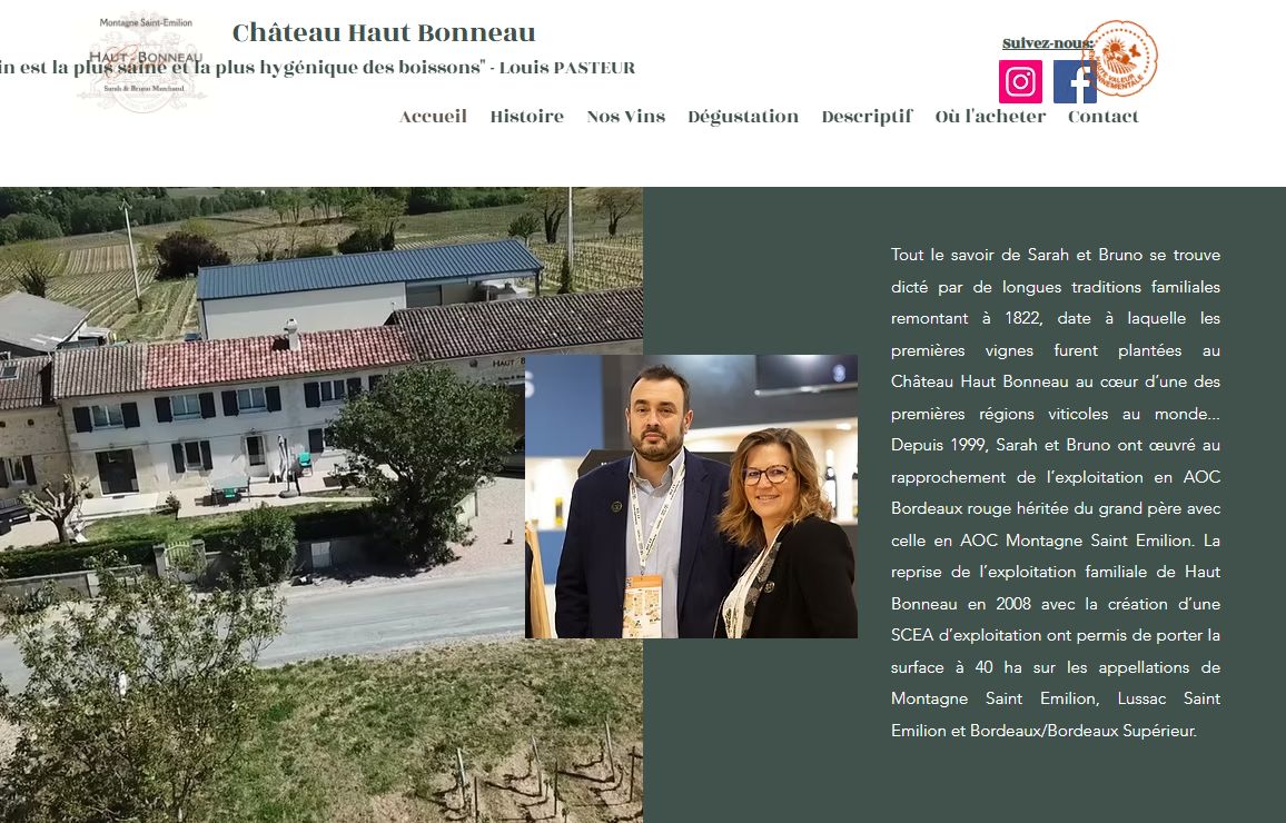 Dégustation | Château Haut Bonneau | Montagne