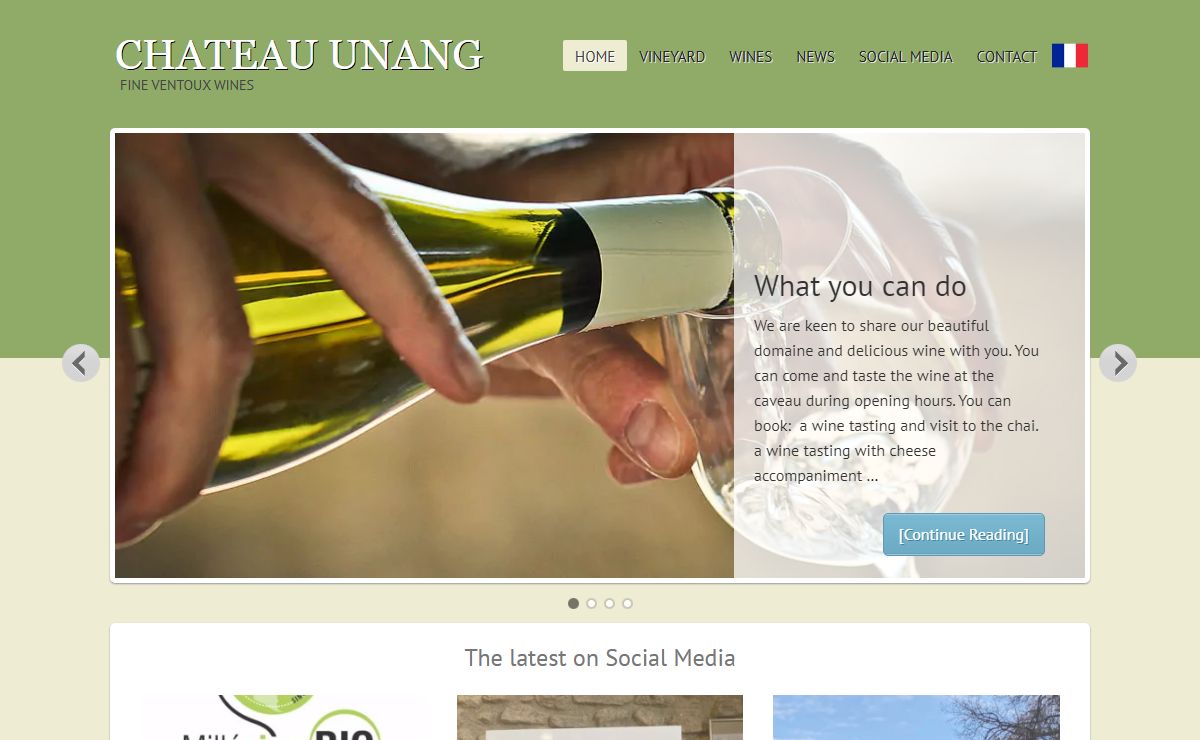 Chateau Unang — Fine Ventoux wines