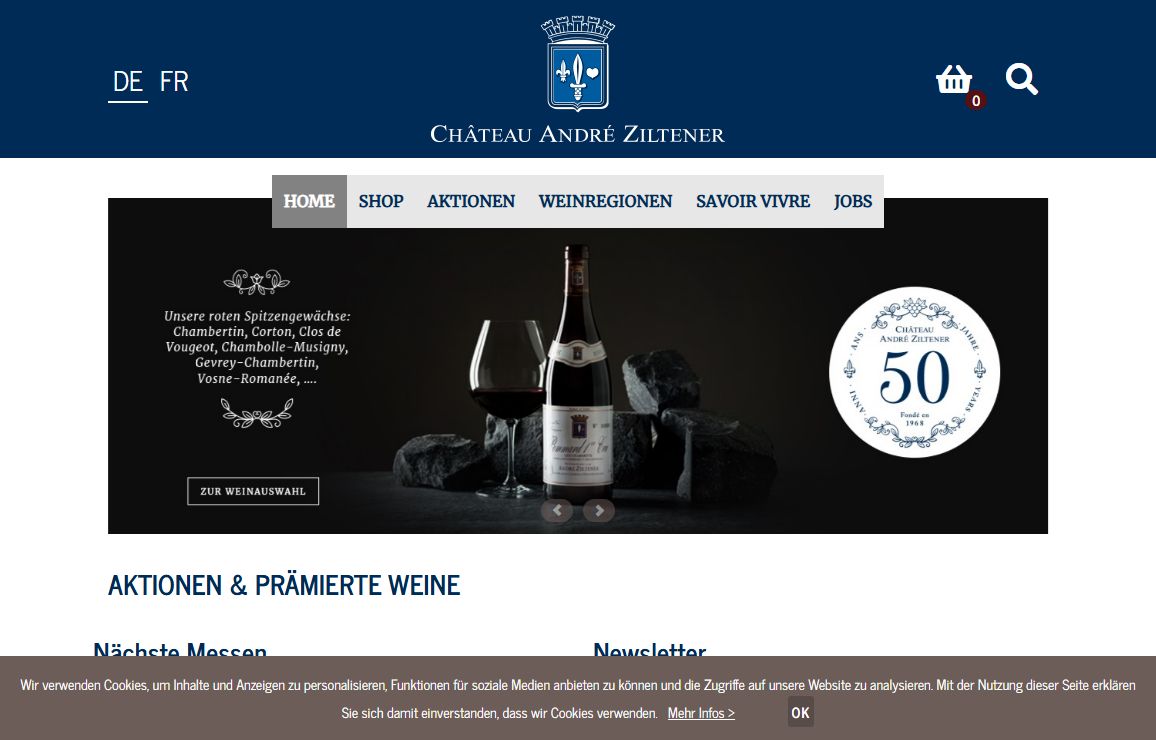 CHÂTEAU ANDRÉ ZILTENER SA