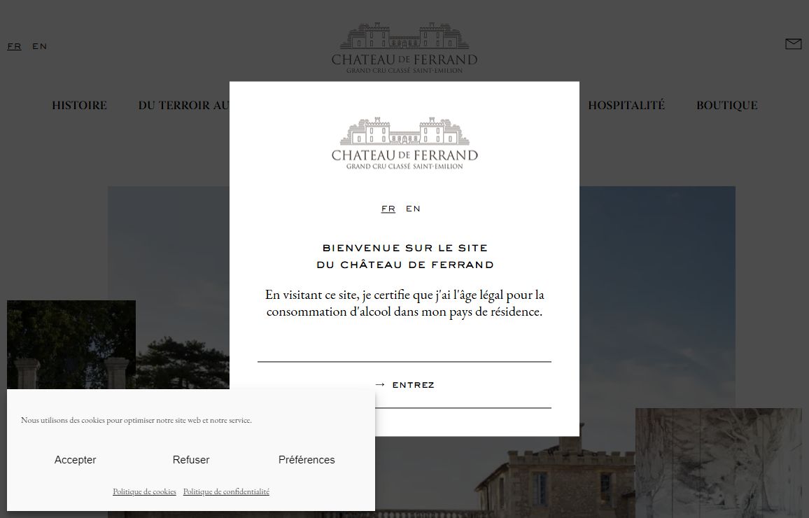 Château de Ferrand - Saint-Emilion Grand Cru Classé - Vins, Dégustations & Séjours