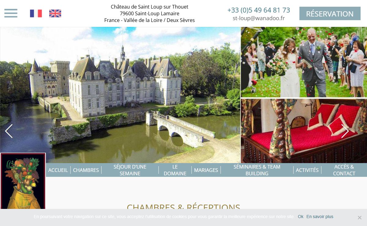 Château de Saint Loup | Location Château pour Mariages