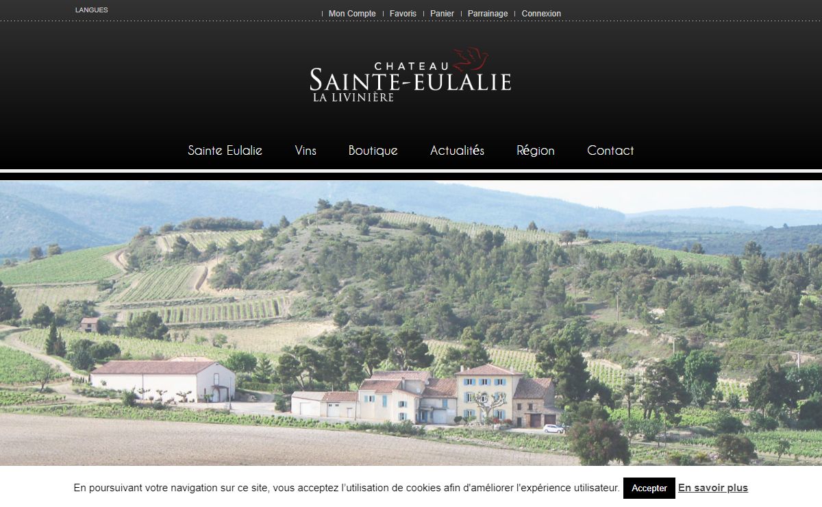 Accueil - Château Sainte Eulalie