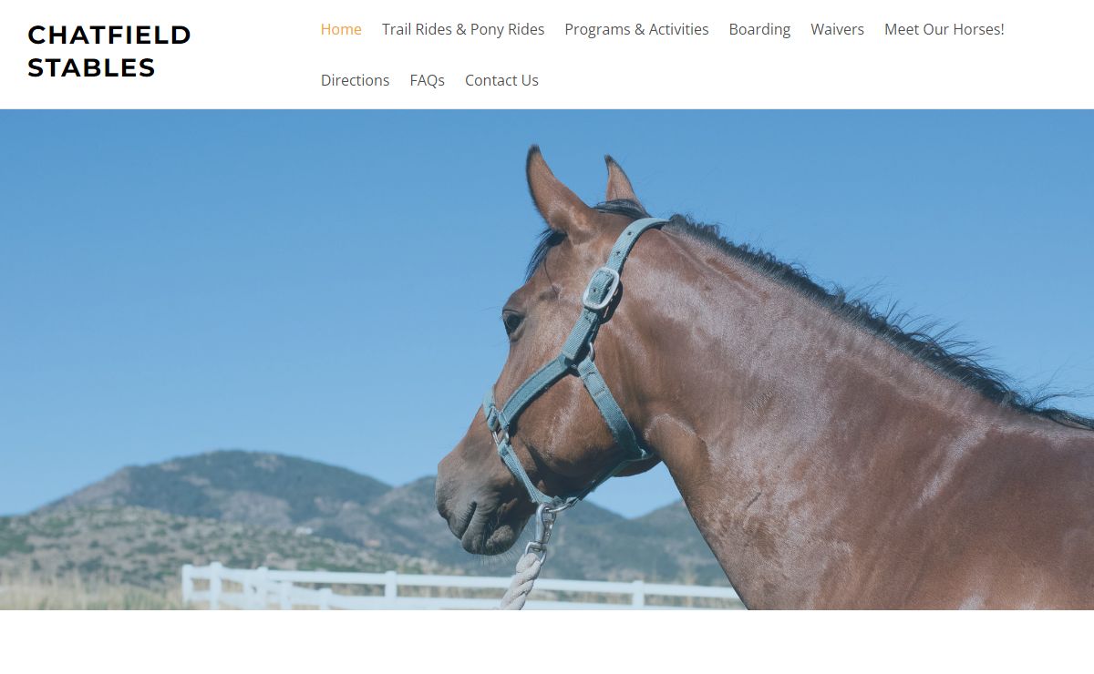 CHATFIELD STABLES - Home