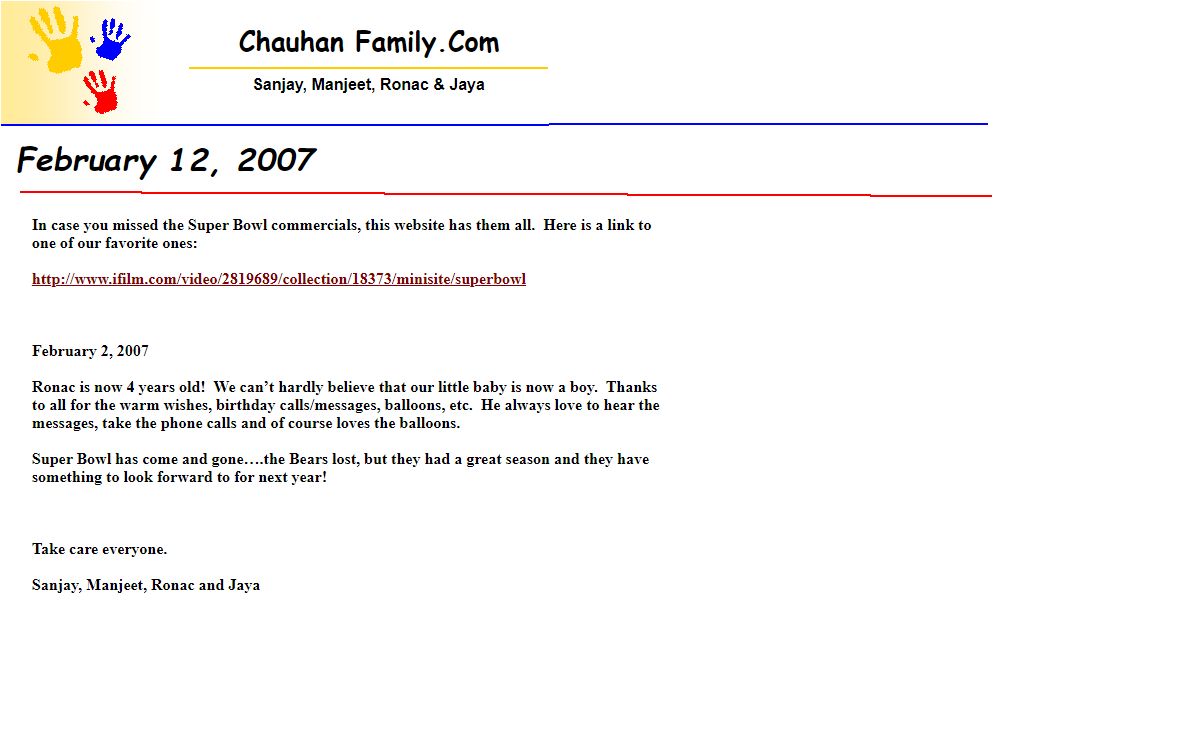 Welcome to Chauhan Family.Com
