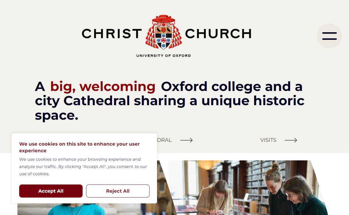 Homepage | Christ Church, University of Oxford