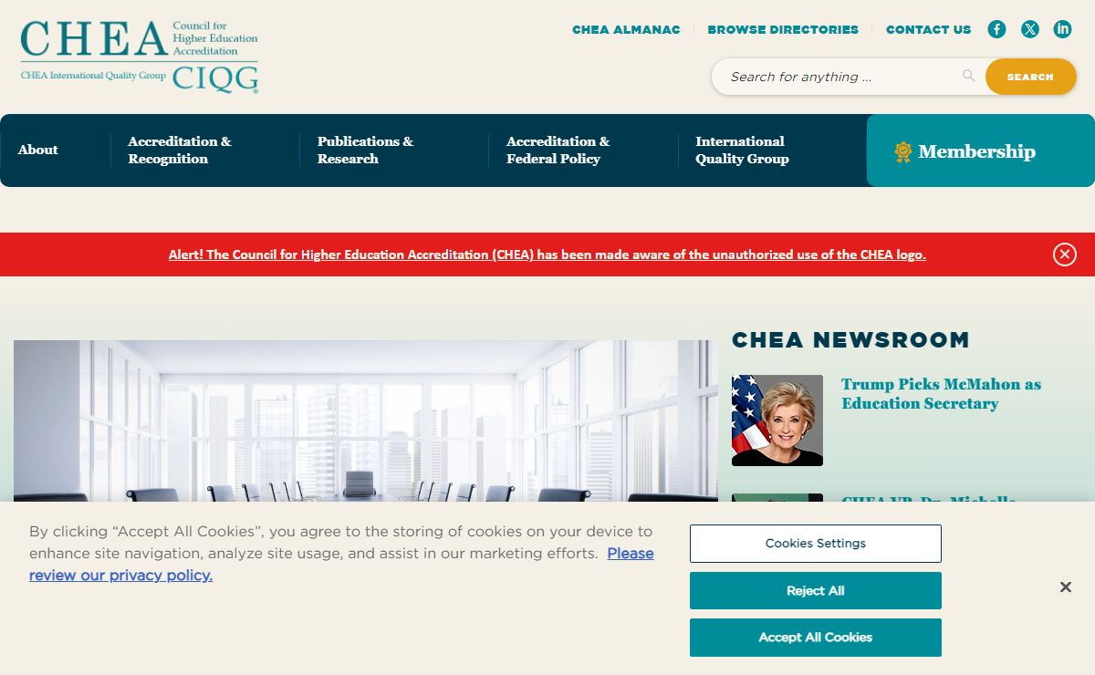 Home | Council for Higher Education Accreditation