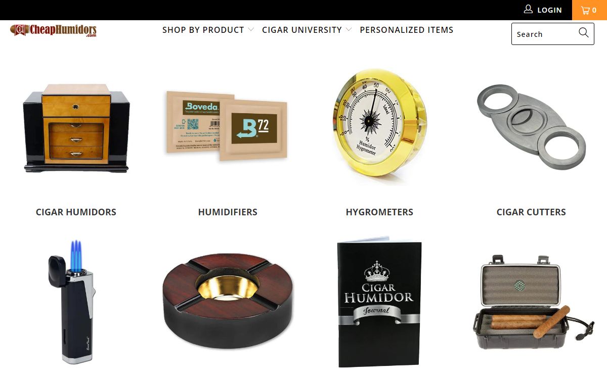 Buy Cigar Humidors and Humidor Accessories | Cheap Humidors