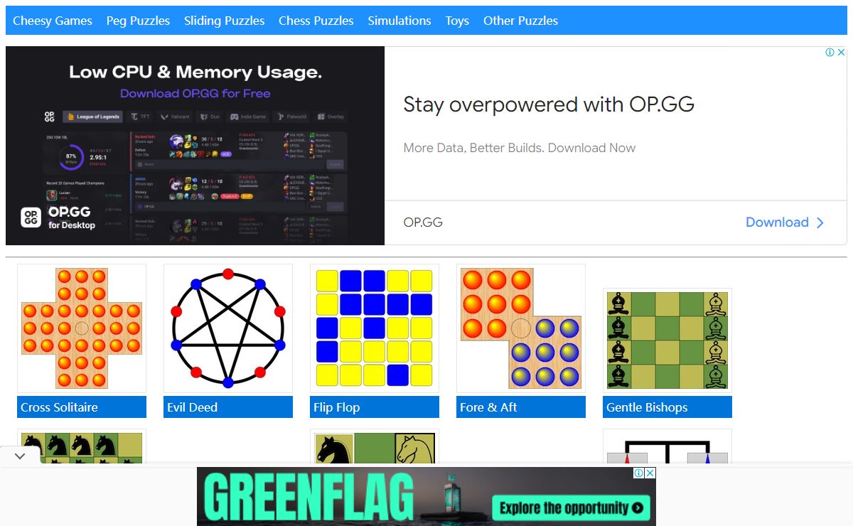 Cheesy Games