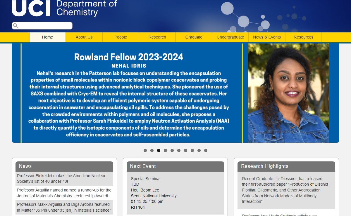 Department of Chemistry | UCI Department of Chemistry