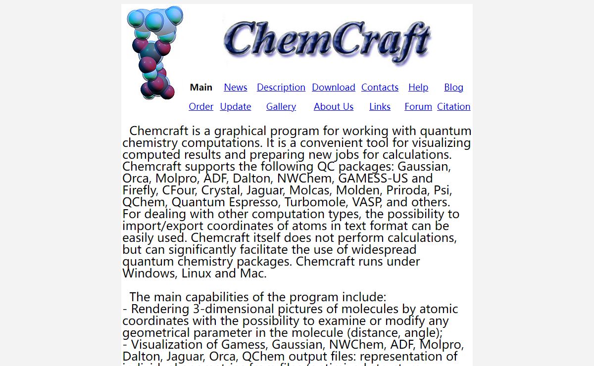 Chemcraft - Graphical program for visualization of quantum chemistry computations