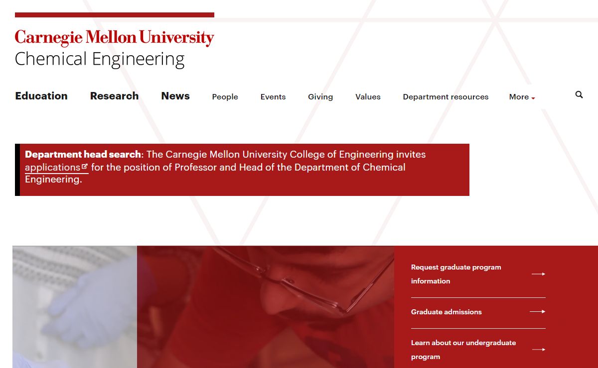 Department of Chemical Engineering