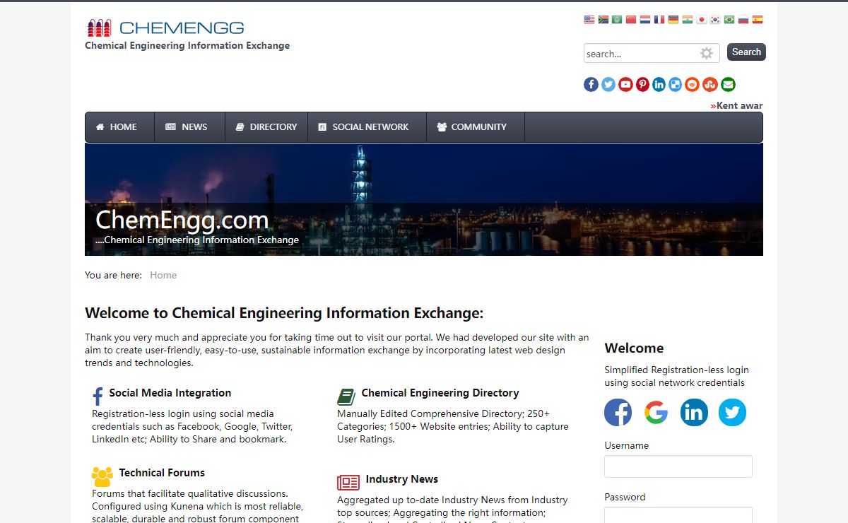ChemEngg.com - Chemical Engineering Information Exchange - Home