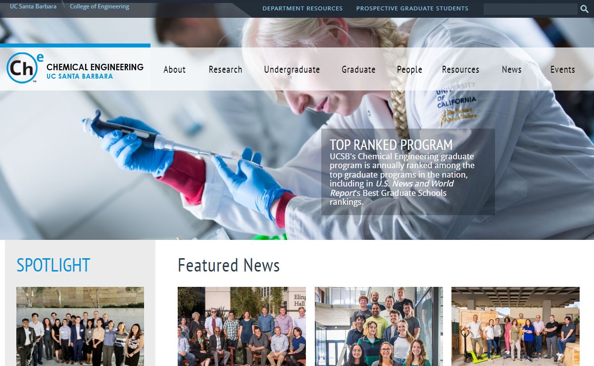 Chemical Engineering - UC Santa Barbara