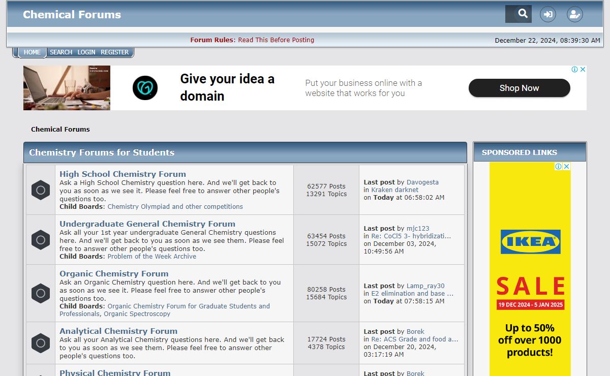 Chemical Forums: Chemistry Forums, Chemistry Question, Chemistry Help