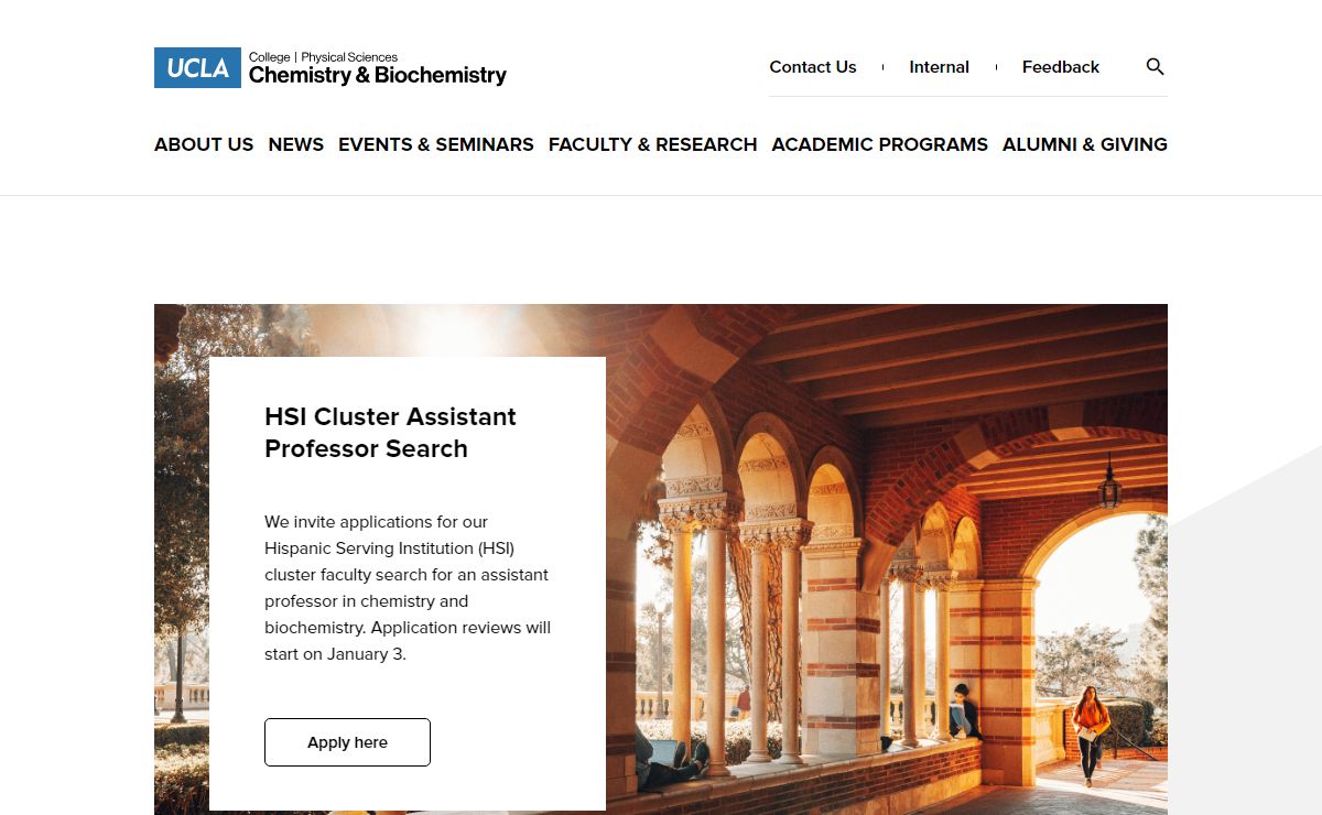 UCLA – Chemistry and Biochemistry