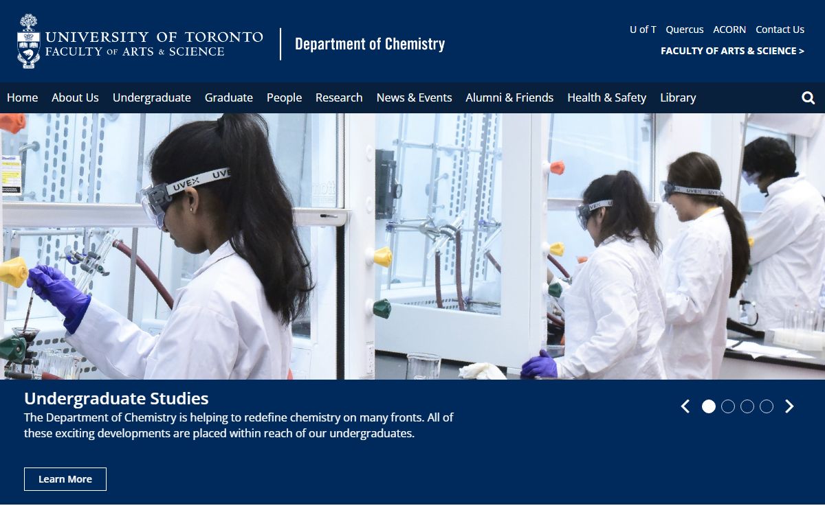 Department of Chemistry | University of Toronto