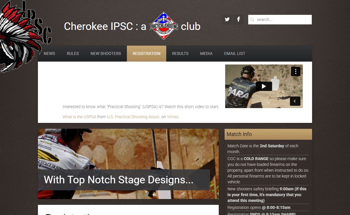 Cherokee USPSA » Cherokee Gun Club USPSA Competition