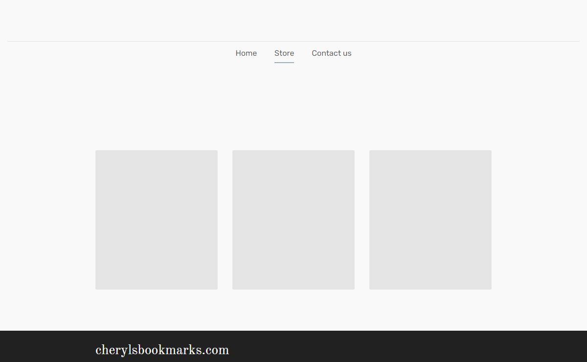 Store - cherylsbookmarks.com