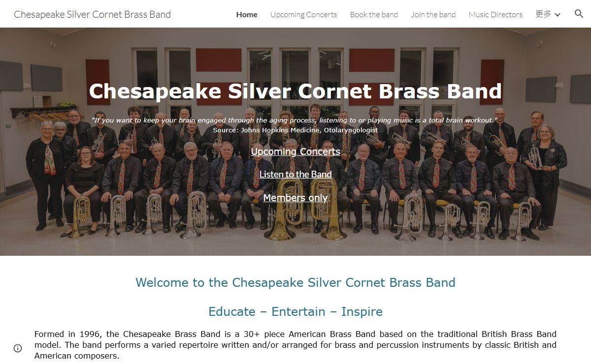 Chesapeake Silver Cornet Brass Band